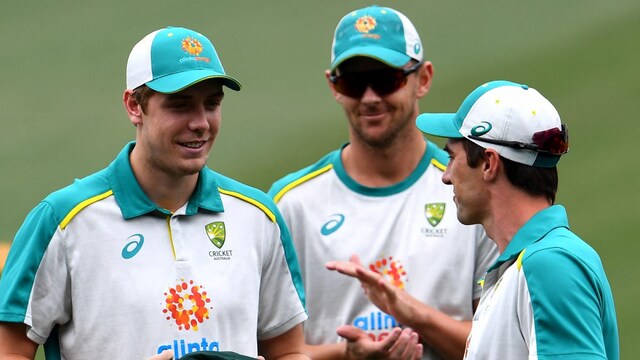 Cameron Green (left) has been successful  terrific signifier  with the bat. (AFP Photo)