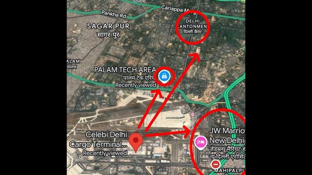 A representation  explains the strategical  determination  of Celebi Aviation's cargo terminal astatine  Delhi Airport. (News18)