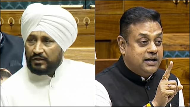 Congress MP Charanjit Singh Channi and BJP leader Sambit Patra. (PTI/File)