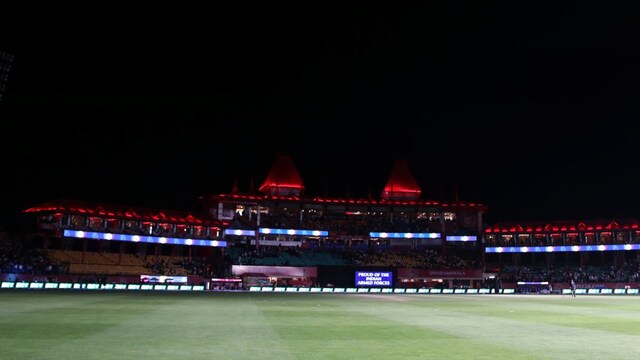 The play   was stopped, and everybody was asked to permission  the venue. (BCCI Photo)