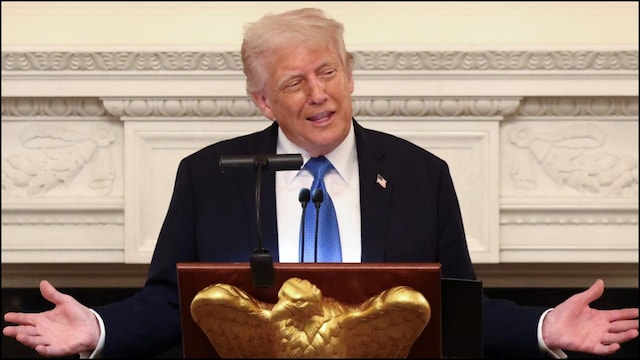 美國總統特朗普。