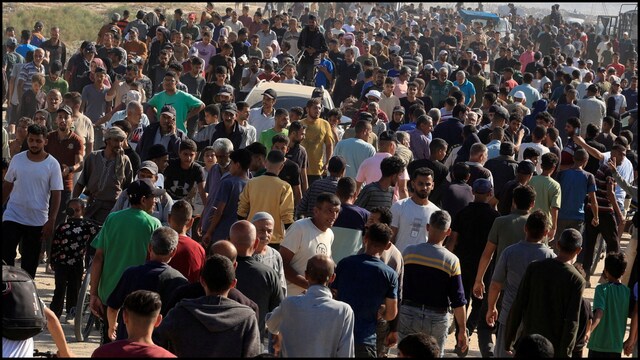 Palestinians are desperate for aid as Gaza faces acute famine due to Israel's 11-week siege and aid blockade. (Reuters)