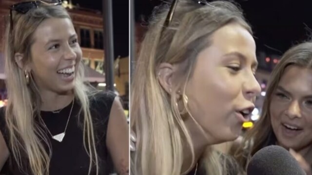 “Hawk Tuah Girl” Hailey Welch rose to fame after a short street interview went viral. (YouTube screengrab)