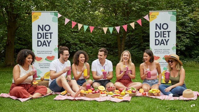 Celebrate No Diet Day by ditching diets and embracing yourself as you are.