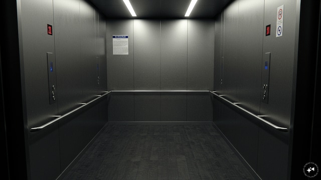 An AI-generated image of an elevator (News18)
