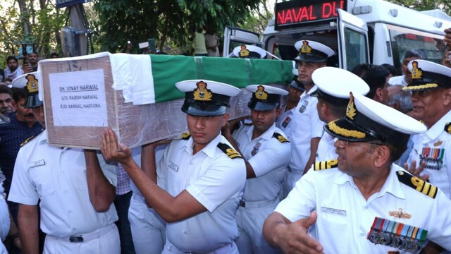 The Pahalgam attack left 26 dead, including naval office Vinay Narwal, and dozens injured when terrorists opened fire on tourists. (AP Photo)