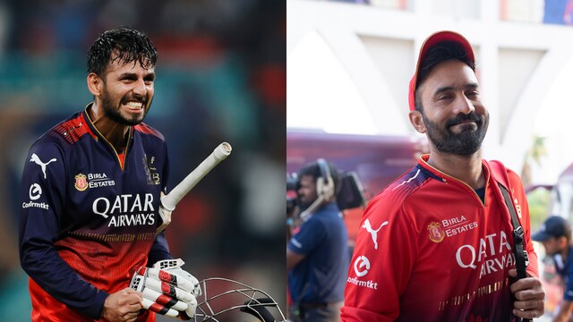 Jitesh Sharma (left) and Dinesh Karthik (BCCI Photo)