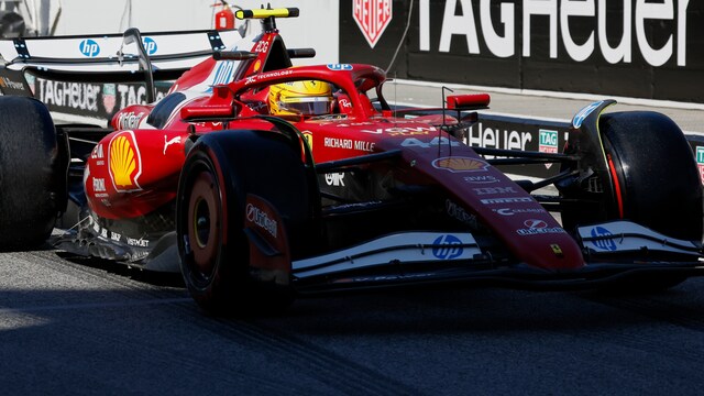 Lewis Hamilton has vowed to keep pushing despite the disappointment. (AP Photo)