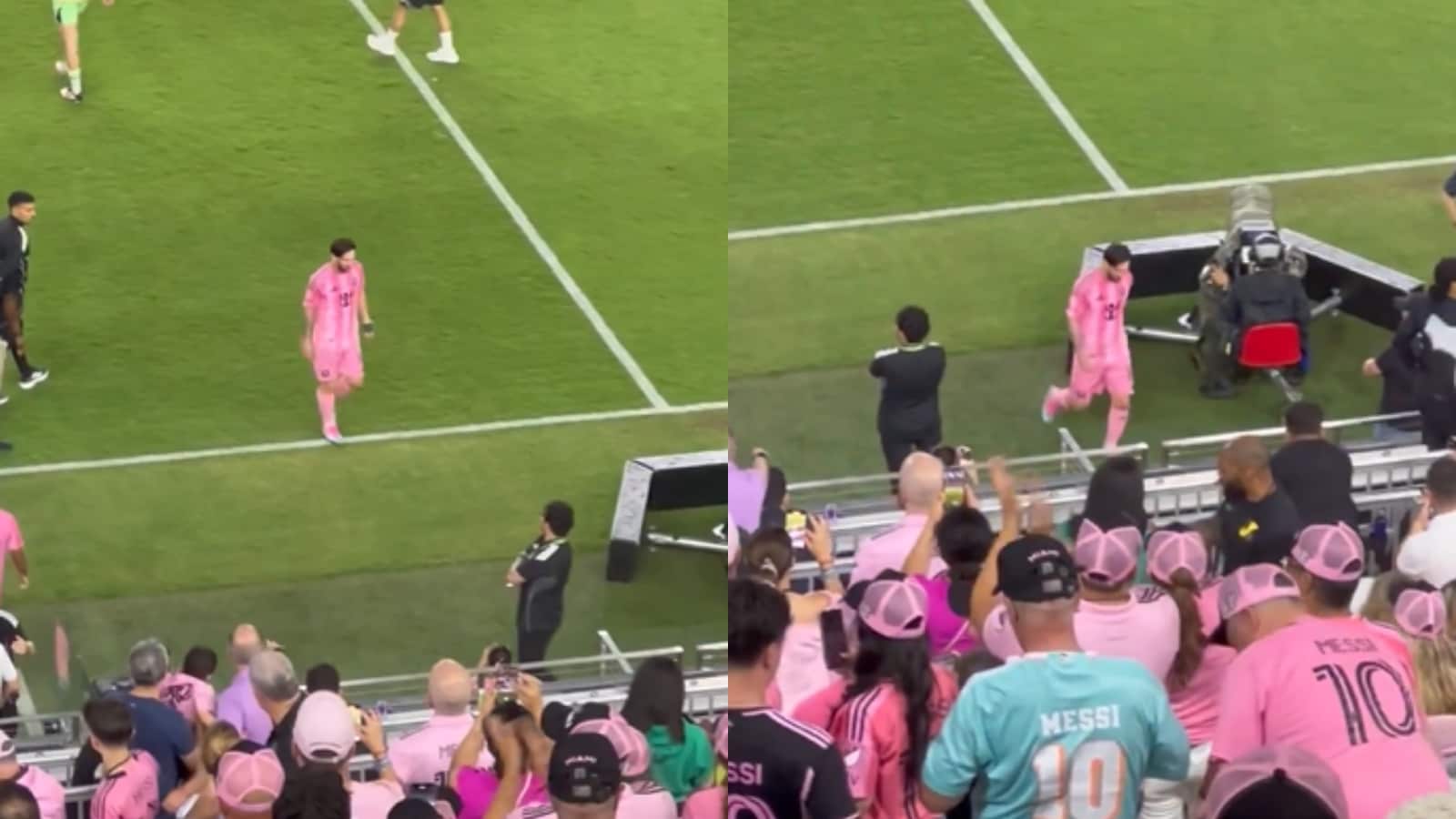 Watch: Lionel Messi Storms Off The Field After Final Whistle In Inter  Miami's 4-1 Win Over NY Red Bulls | Football News - News18