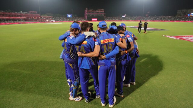 Mumbai Indians finished 4th  connected  the points table. (BCCI Photo)