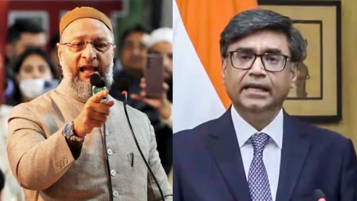 Owaisi Defends Vikram Misri After Trolls Target Him and Family