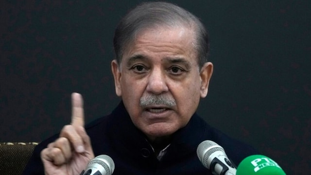 Pakistani Prime Minister Shehbaz Sharif.