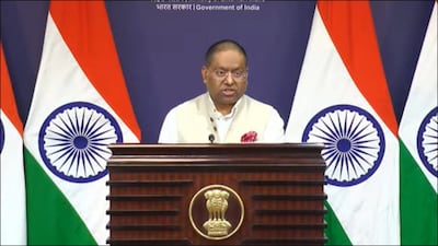 Ministry of External Affairs spokesperson Randhir Jaiswal. (MEA)