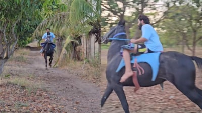 Hadeja Riders Watch: Ravindra Jadeja Flaunts His Horse-Riding Skills | Cricket News ...