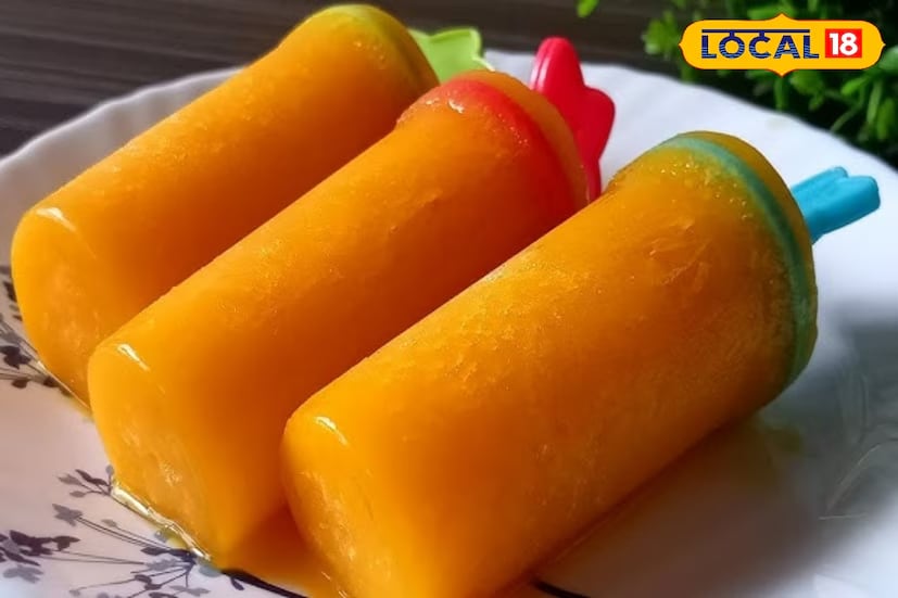 Mango Ice Cream: Blend mango pulp with condensed milk and cream until smooth. Pour into a container and freeze for 6–8 hours or overnight. This homemade mango ice cream is creamy, refreshing, and perfect to beat the heat, even when mangoes are out of season. (News18 Bengali) Mango Ice Cream: Blend mango pulp with condensed milk and cream until smooth. Pour into a container and freeze for 6–8 hours or overnight. This homemade mango ice cream is creamy, refreshing, and perfect to beat the heat, even when mangoes are out of season. (News18 Bengali)