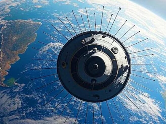Kosmos 482 is anticipated to re-enter Earth’s atmosphere between May 7 and May 13, according to NASA. (Image generated by AI / News18) kosmos 482 reentry to earth that was set for a journey to venus but failed to reach the planet