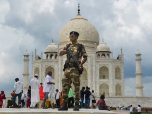 Taj Mahal was camouflaged during the India-Pakistan war of 1971. Here's how the wonder of the world was covered. (Representative image / PTI) taj mahal was covered during 1971 war, here's why