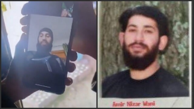 In the clip, which has since gone viral connected  societal  media, Wani is seen holding an AK-47 portion    speaking with his mother