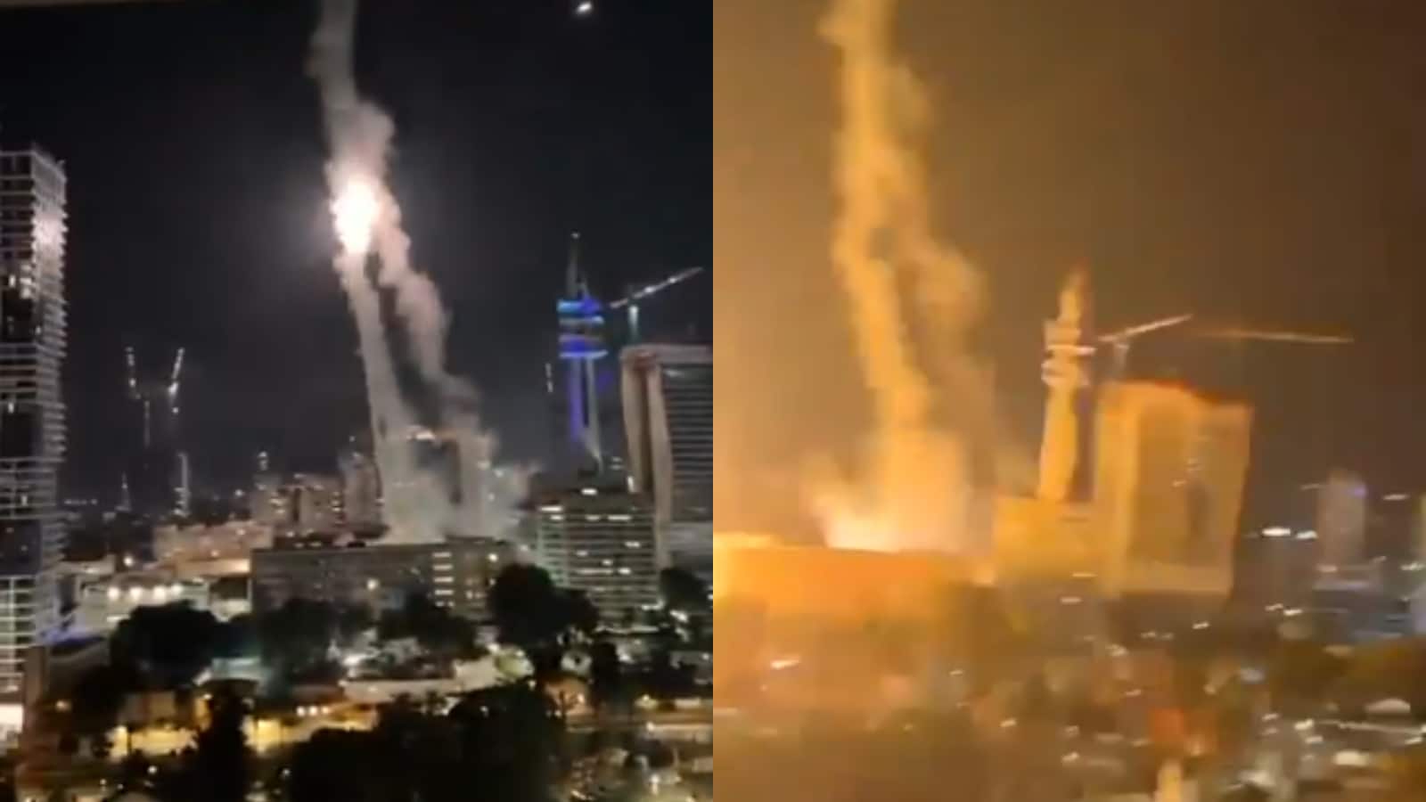 Video Shows Iranian Missile Breaching Iron Dome, Striking Israel Defence HQ