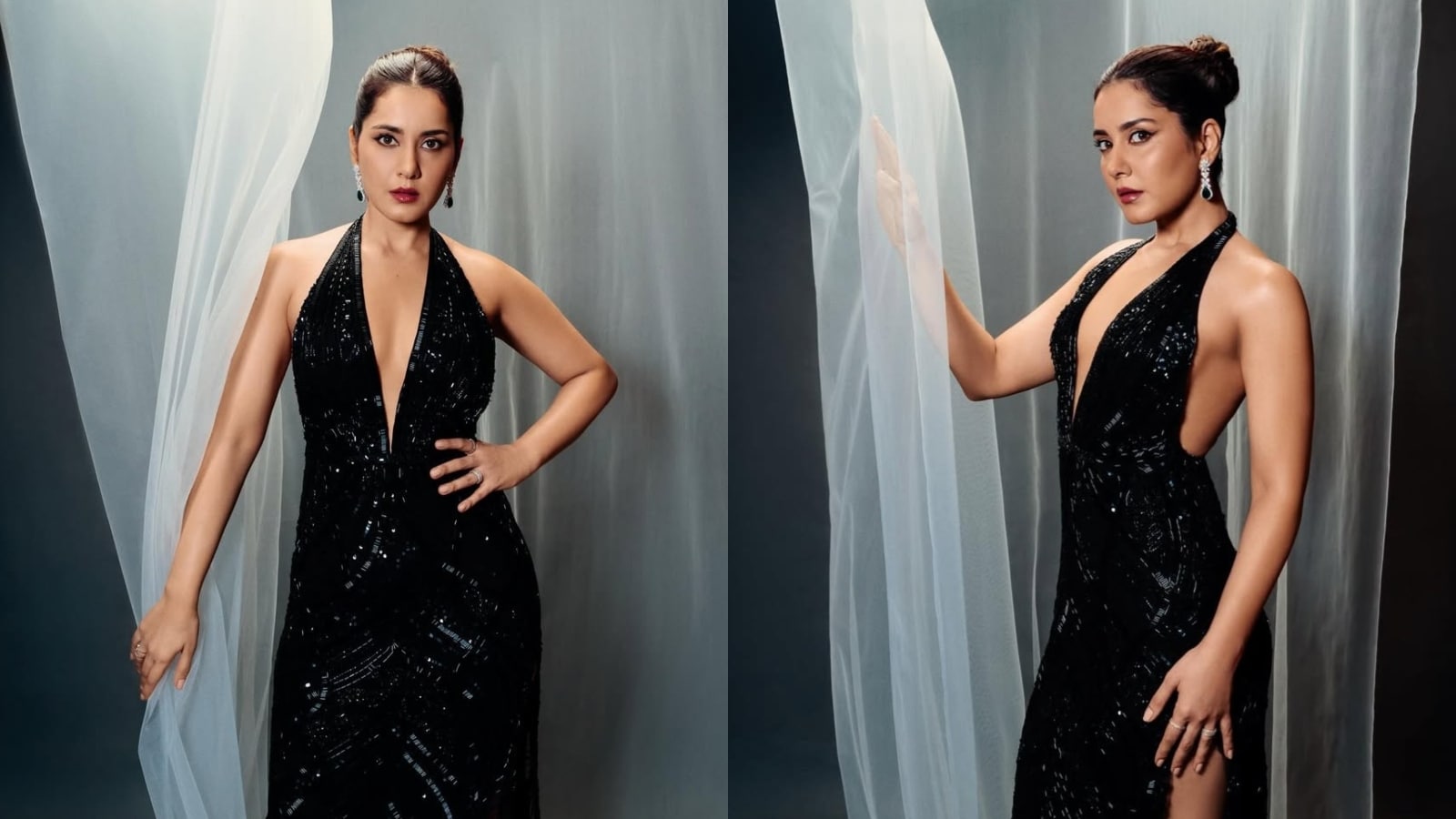 Raashii Khanna Oozes Glamour In Sultry Black Outfit, Fans Can’t Get Enough | PHOTOS