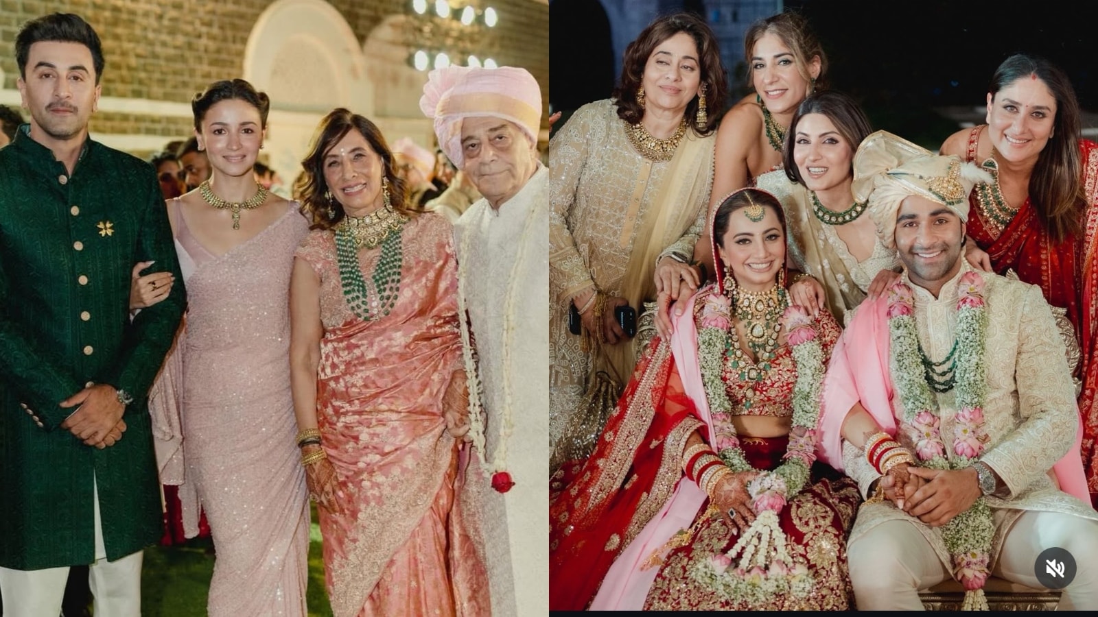 Ranbir Kapoor-Alia Bhatt Serve Glam, Kareena Flaunts Sindoor In New Pics Ftom Aadar Jain’s Wedding