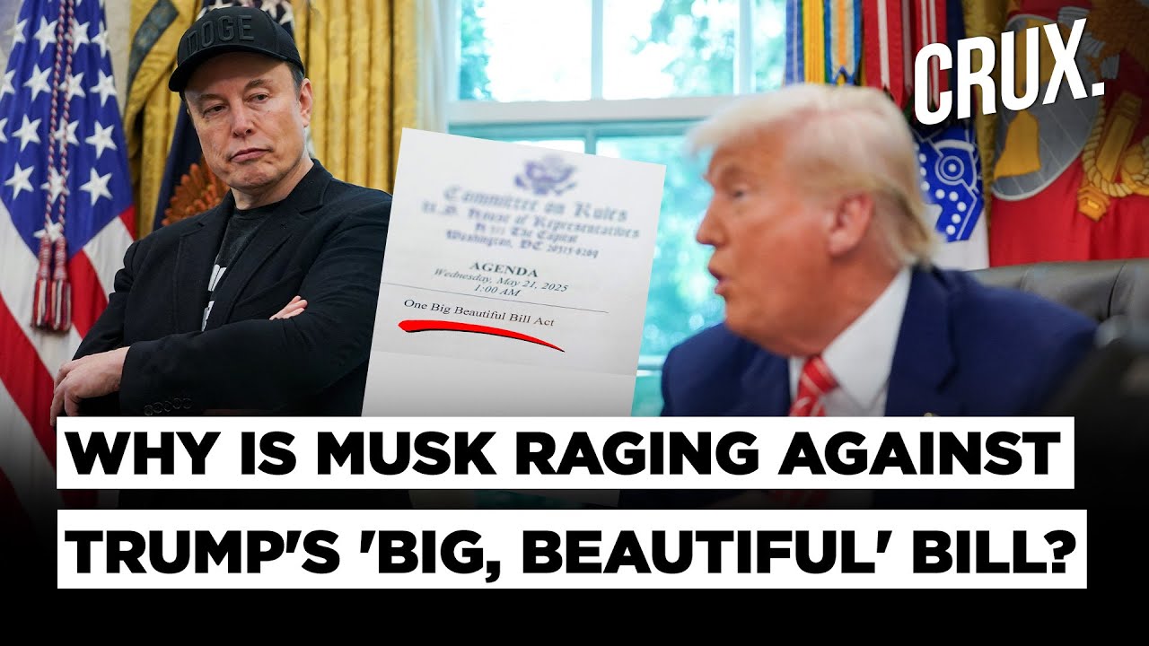 Musk Calls Trump's Tax Bill A 'Disgusting Abomination', White House Says President 'Sticking To It'