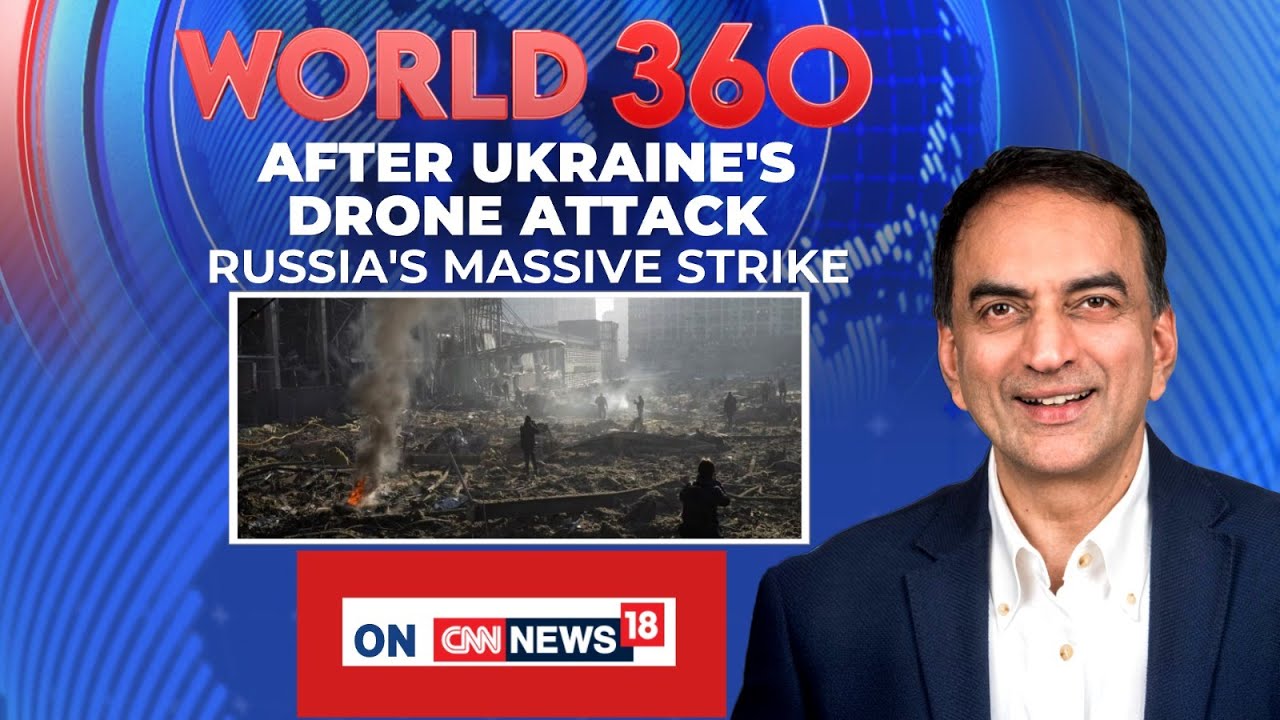 Russia Ukraine War As Ukraine's Successful Drone Operation Destroys Over 40 Russian Aircrafts