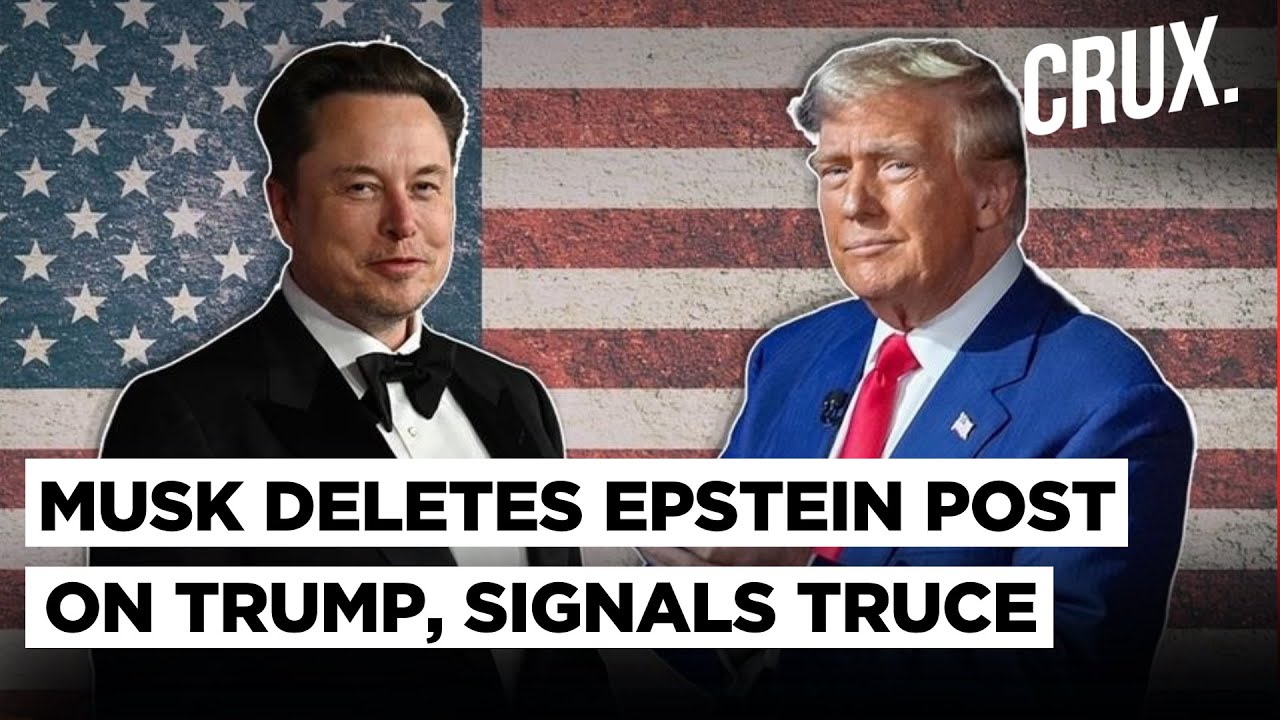 Musk Deletes Explosive Trump-Epstein Post Amid Backlash, Hints at Reset To End white House Feud