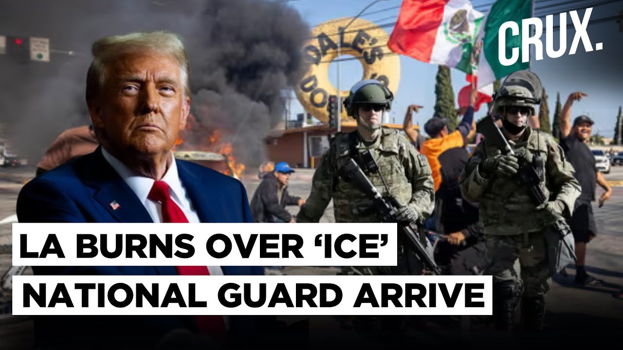 Hegseth And California Governor Clash Over Troops In LA, Trump Bans Masks At Anti ICE Protests