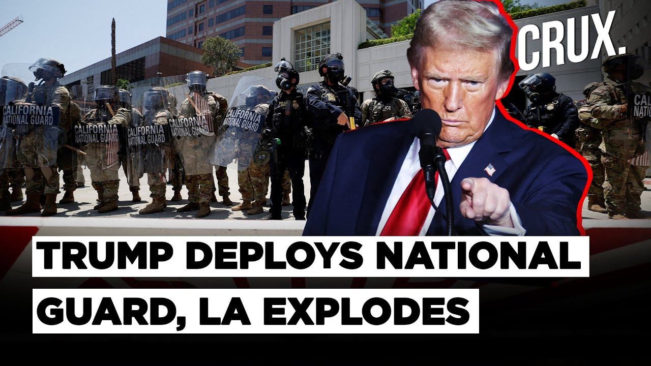 California Governor Plans To Sue "Dictator" Trump Over National Guard Deployment In Riot-Hit LA | US