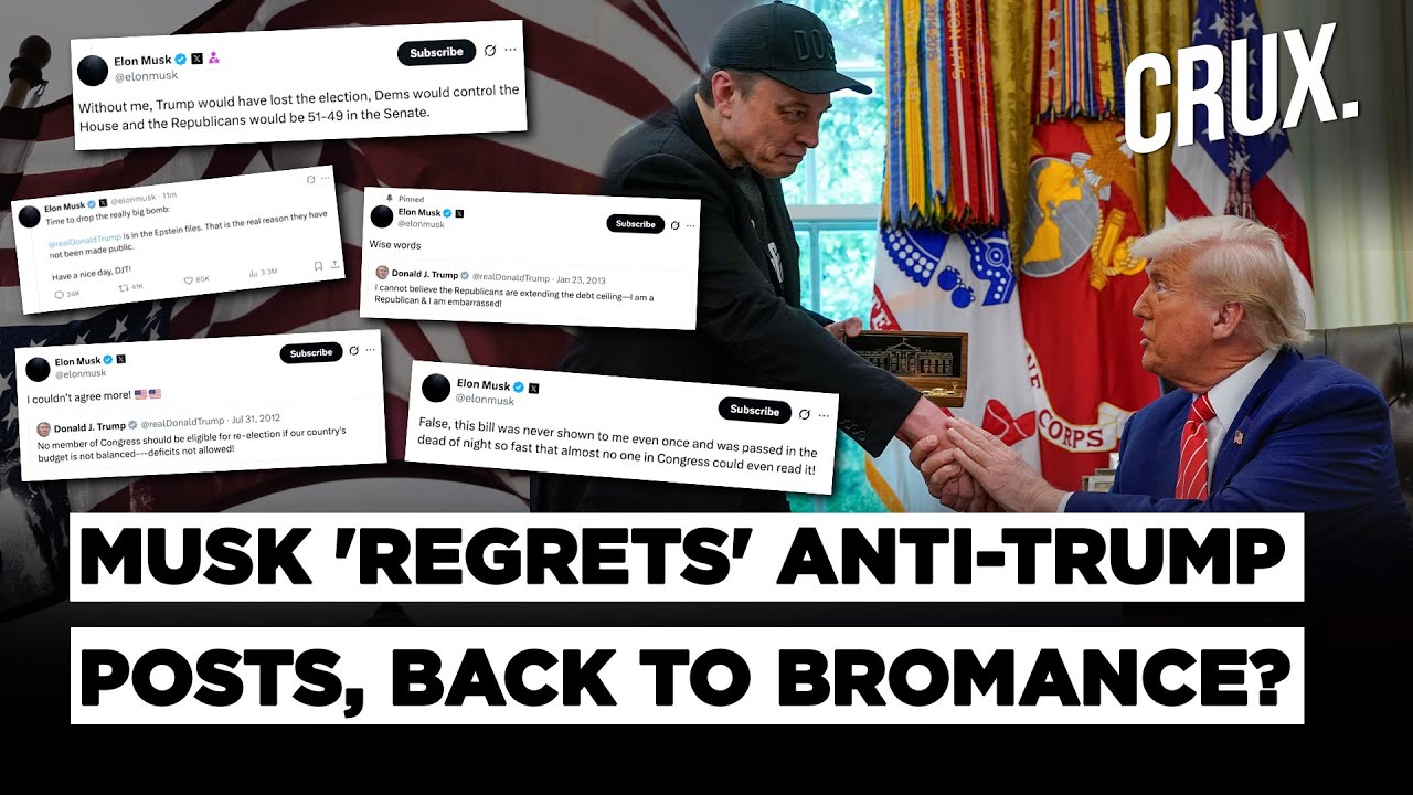 Elon Musk Says Some Of His Anti-Trump Posts "Went Too Far", Will The President Forgive And Forget?