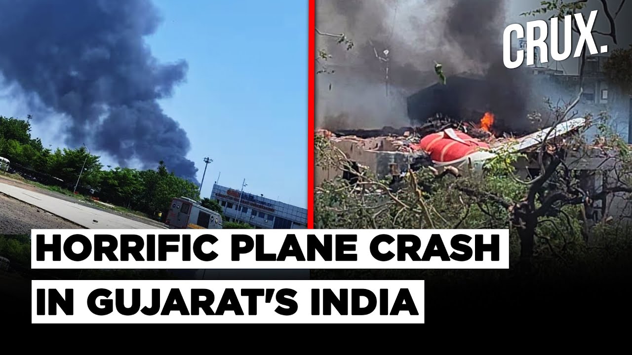 A London Bound Air India Plane Crashes Near Gujarat's Ahmedabad Airport With 242 People On Board