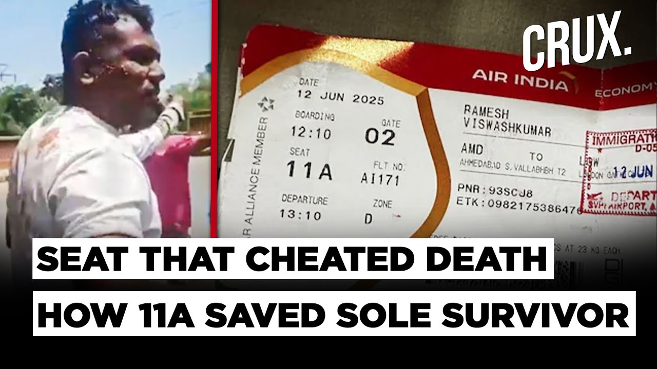 "Miracle" How The Passenger In Seat 11A Became The Sole Survivor Of The Air India Plane Crash