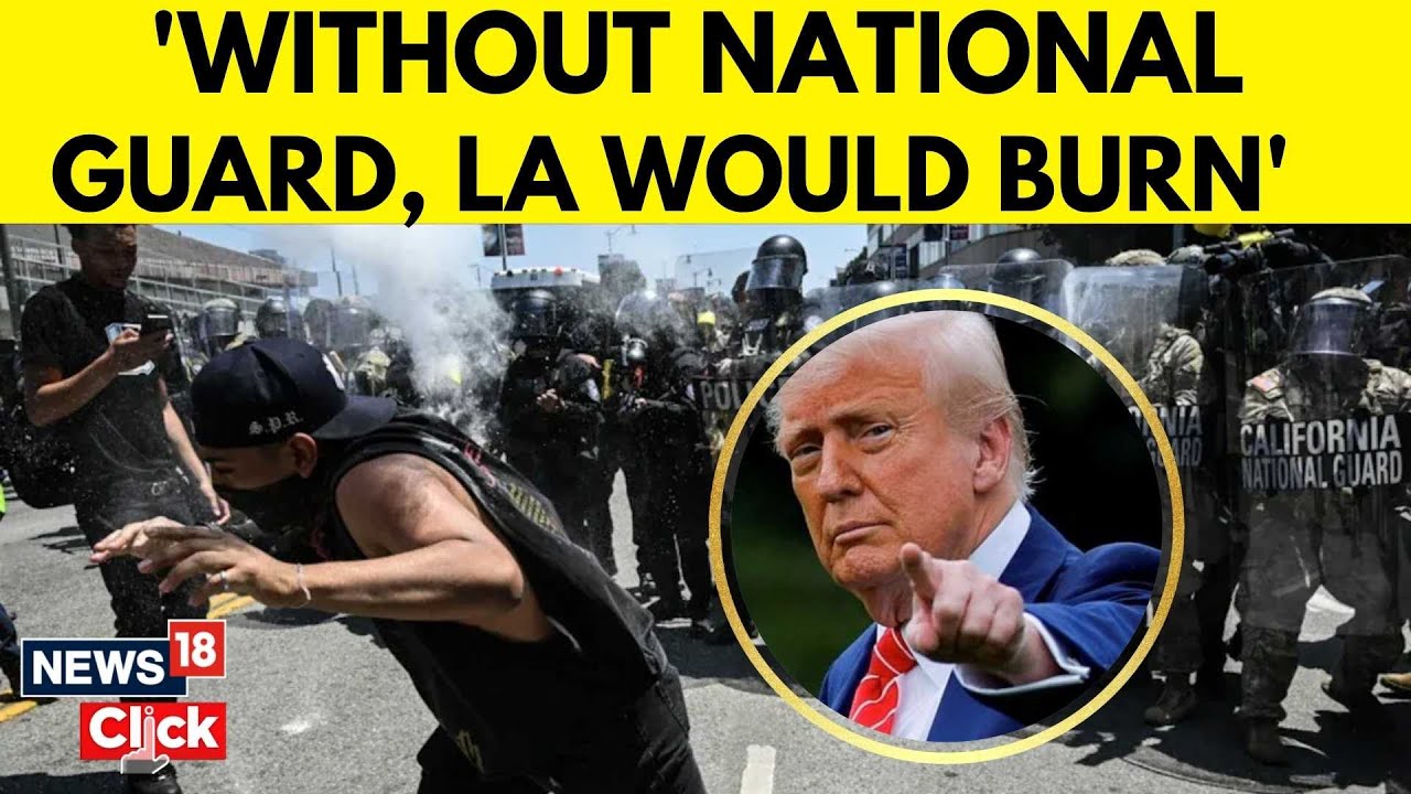 Trump Says National Guard Prevented LA Protest Violence