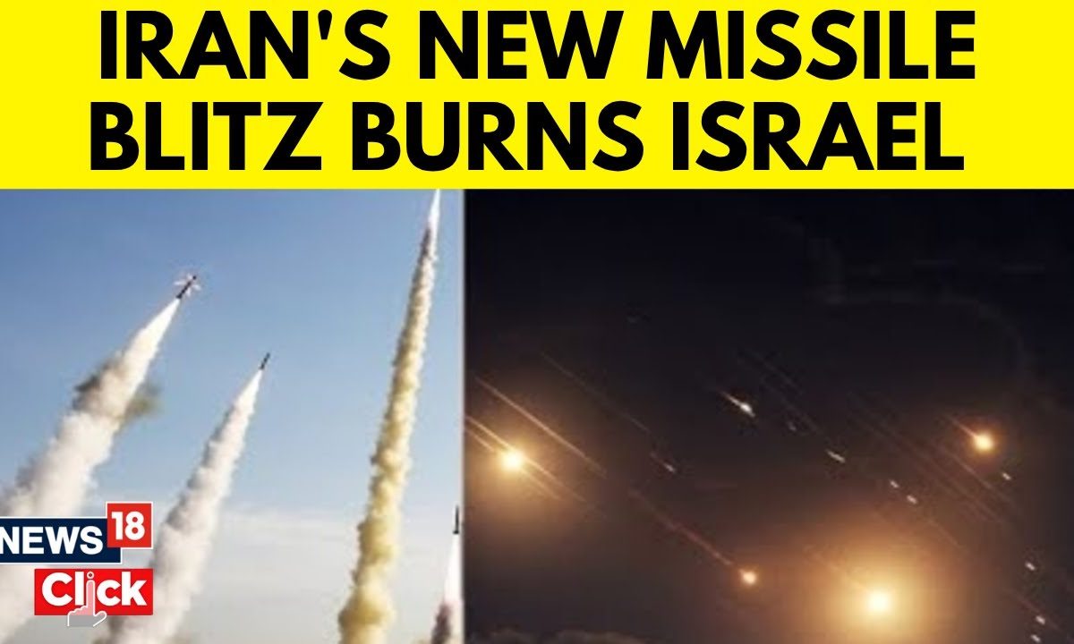 Iran’s New Missile Blitz Burns Israel Breaking News Middle East