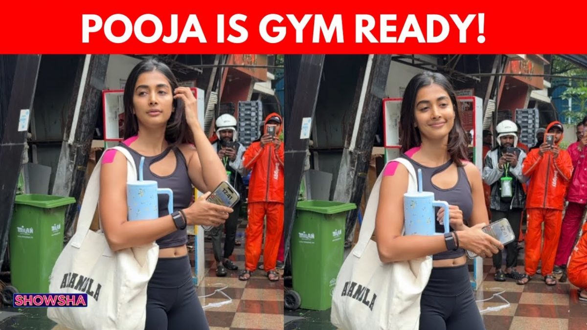 Pooja Hegde Spotted in Athleisure Outside Gym