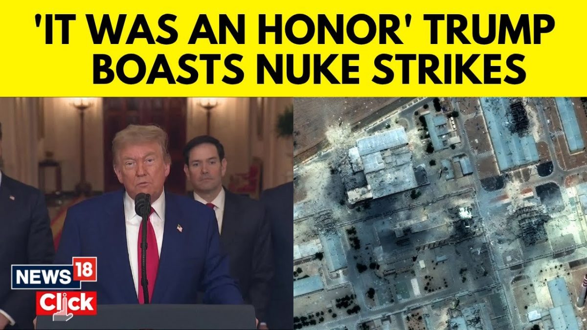 Trump Calls Destruction of Iran's Nuclear Facilities an "Honour"