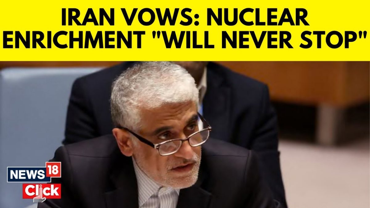 Iran Refuses Nuclear Talks Under US Terms, Enrichment Will Continue