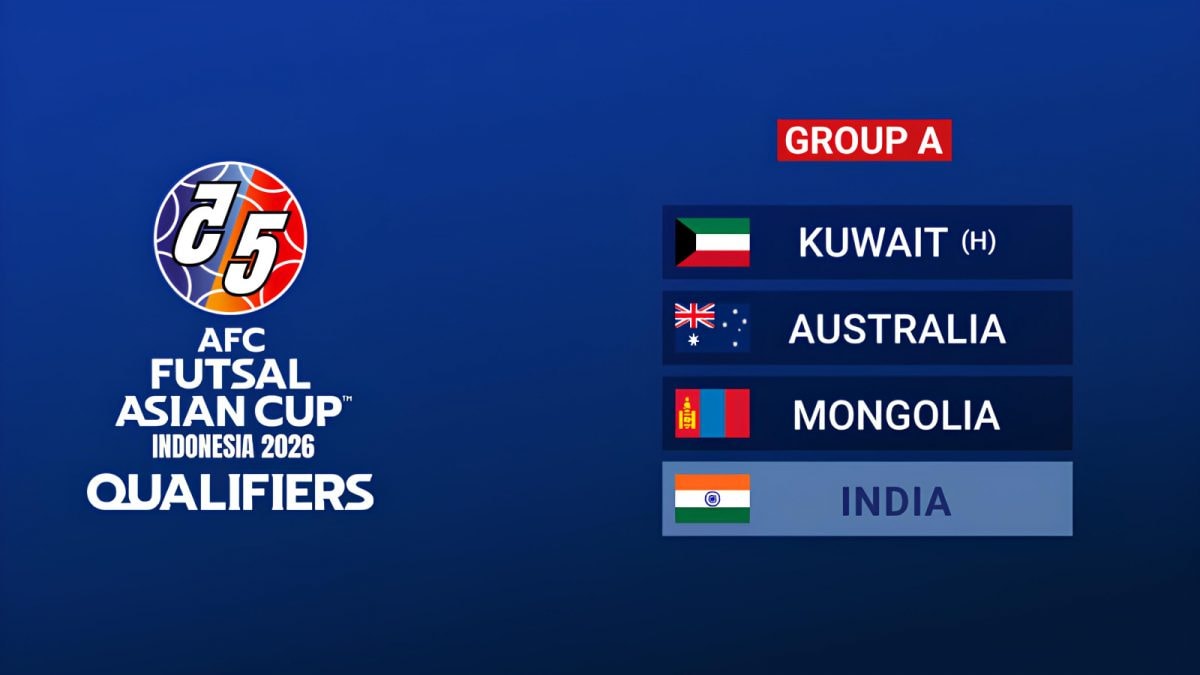India Drawn with Kuwait, Australia, and Mongolia for Futsal Qualifiers