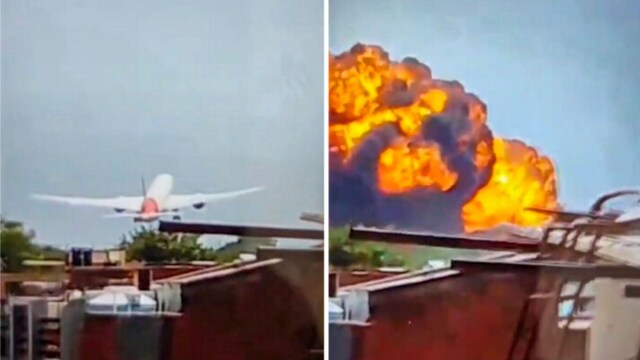 London-bound Air India flight crashed near Ahmedabad airport on Thursday, killing at least 40. (PTI Photo)
