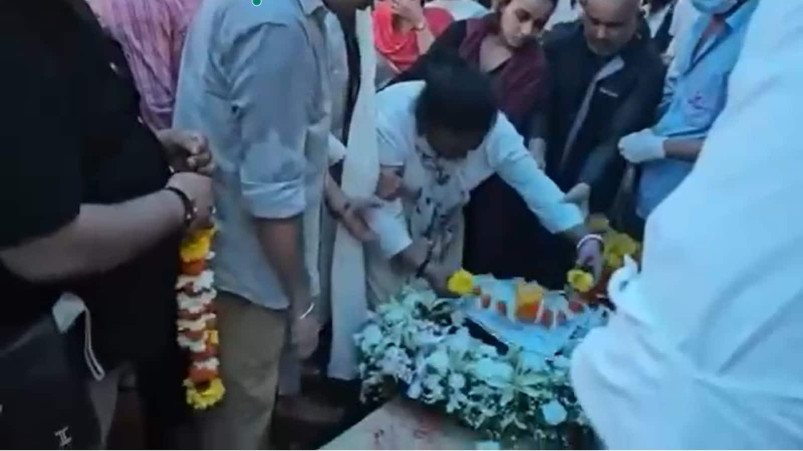 ‘Forgive Me, Beta’: Air India Crew Member’s Mother Inconsolable As Mortal Remains Reach Juhu Home