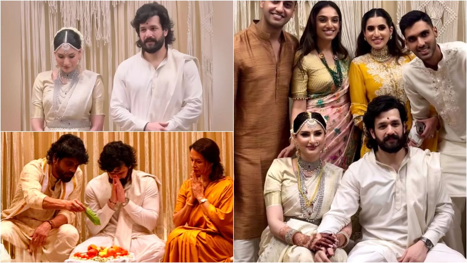 Akhil Akkineni Marries Zainab Ravdjee, FIRST Photos From Wedding Ceremony Out - News18