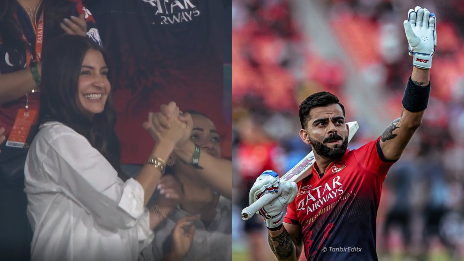 Anushka Sharma Cheers For Virat Kohli At IPL Final, Fans Call Her RCB’s ‘Lady Luck’