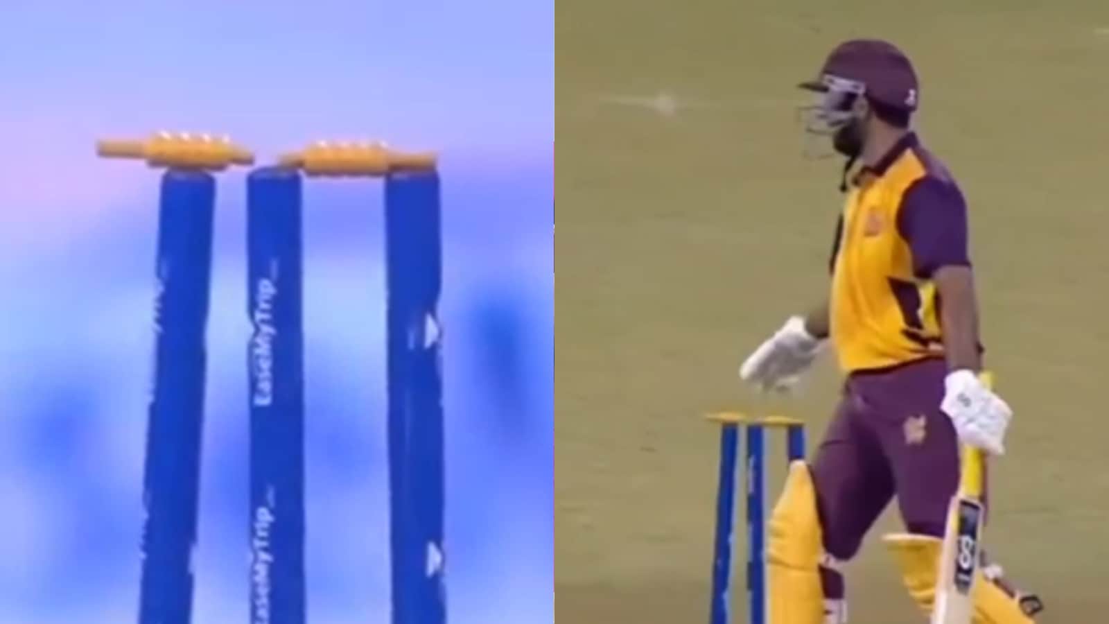 Cricket Batter Survives Despite Chopping on at 98, Viral Video