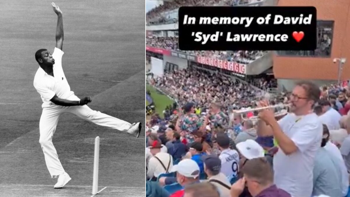 Barmy Army Honours Cricketer David Lawrence at Headingley