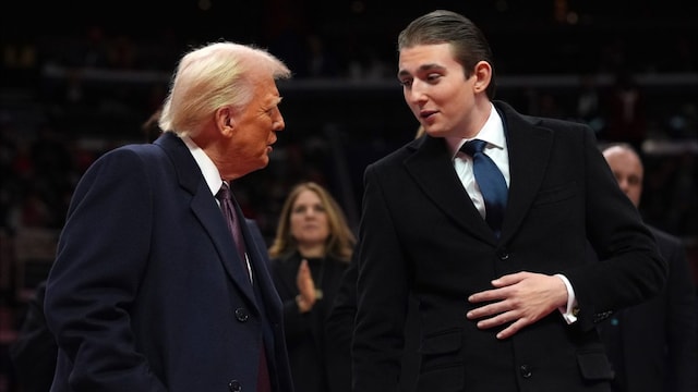 Barron Trump faces calls to join US military (AP Image)