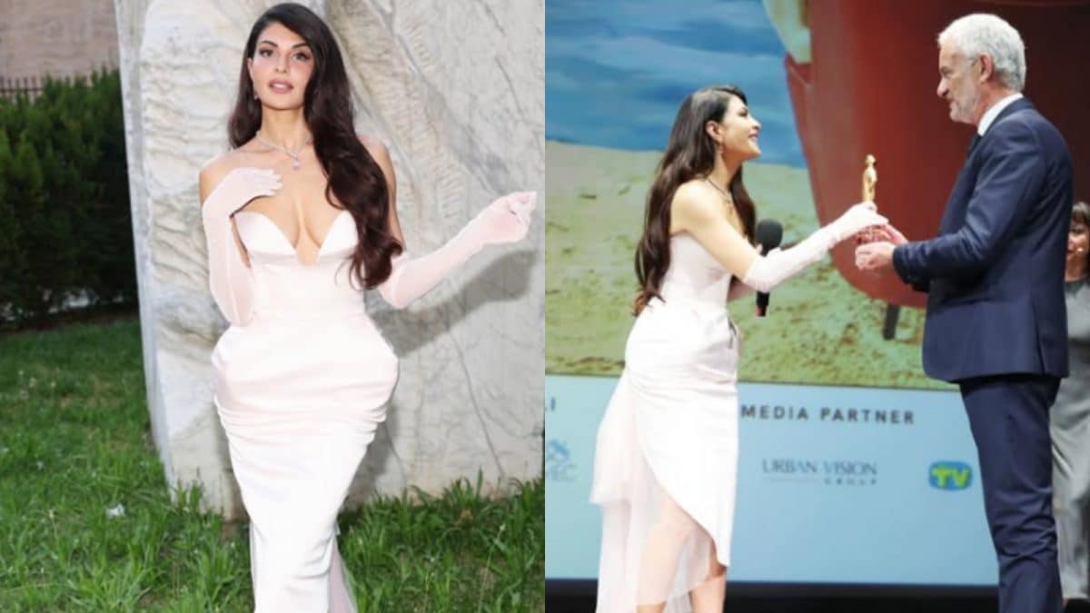 Jacqueline Fernandez Honored at Italian Film Festival
