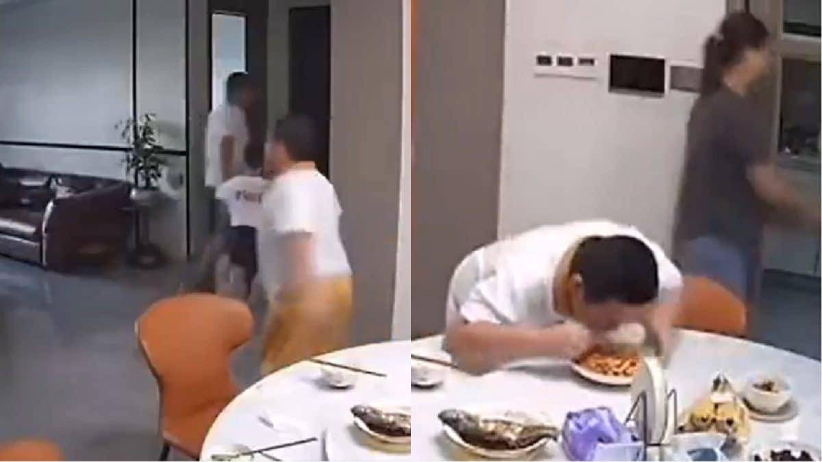 Chinese Boy Runs Back For Food Mid-Earthquake, Netizens Can’t Get Enough | Watch