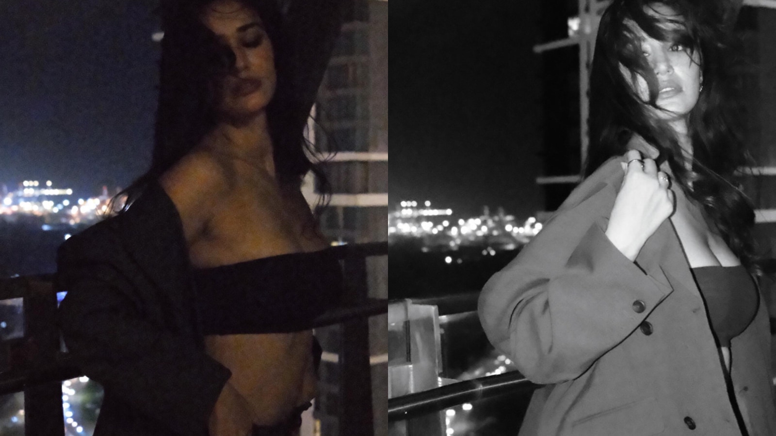Disha Patani Sizzles In Barely-There Tube Top And Oversized Blazer, Hot Pics Go Viral