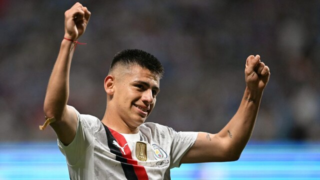 Echeverri, the Argentine prodigy. (AFP)